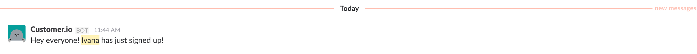 Slack campaign - Test successfully sent