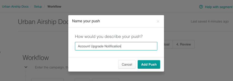Urban Airship - Name your Urban Airship Push