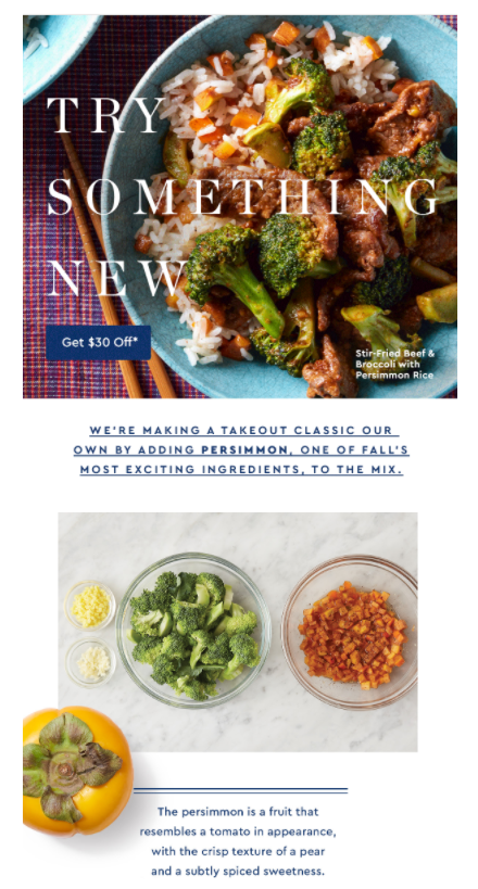 blue apron newsletter