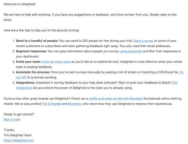 Lessons from an Epic Analysis of 50 Welcome Emails | Customer.io